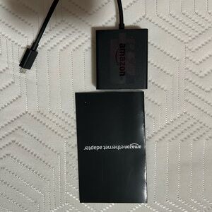 Amazon Black Ethernet Adapter